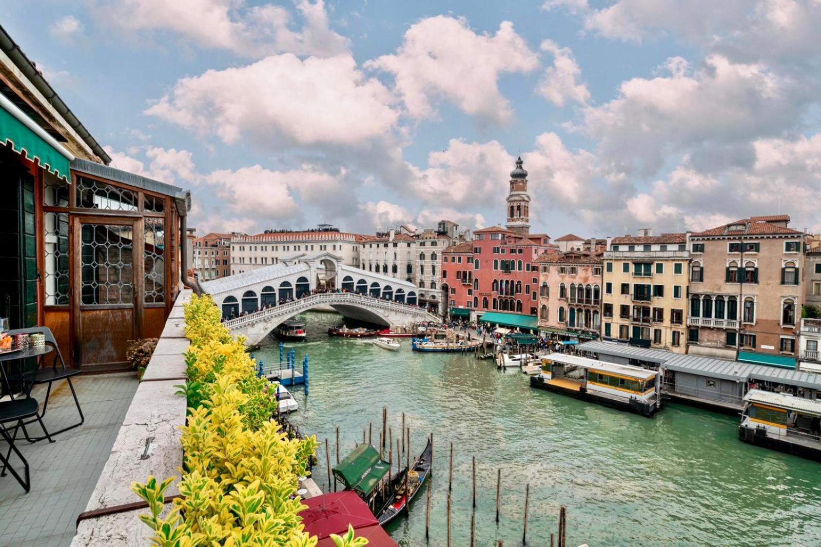 Rialto Terrace On The Grand Canal Venezia Eksteriør bilde