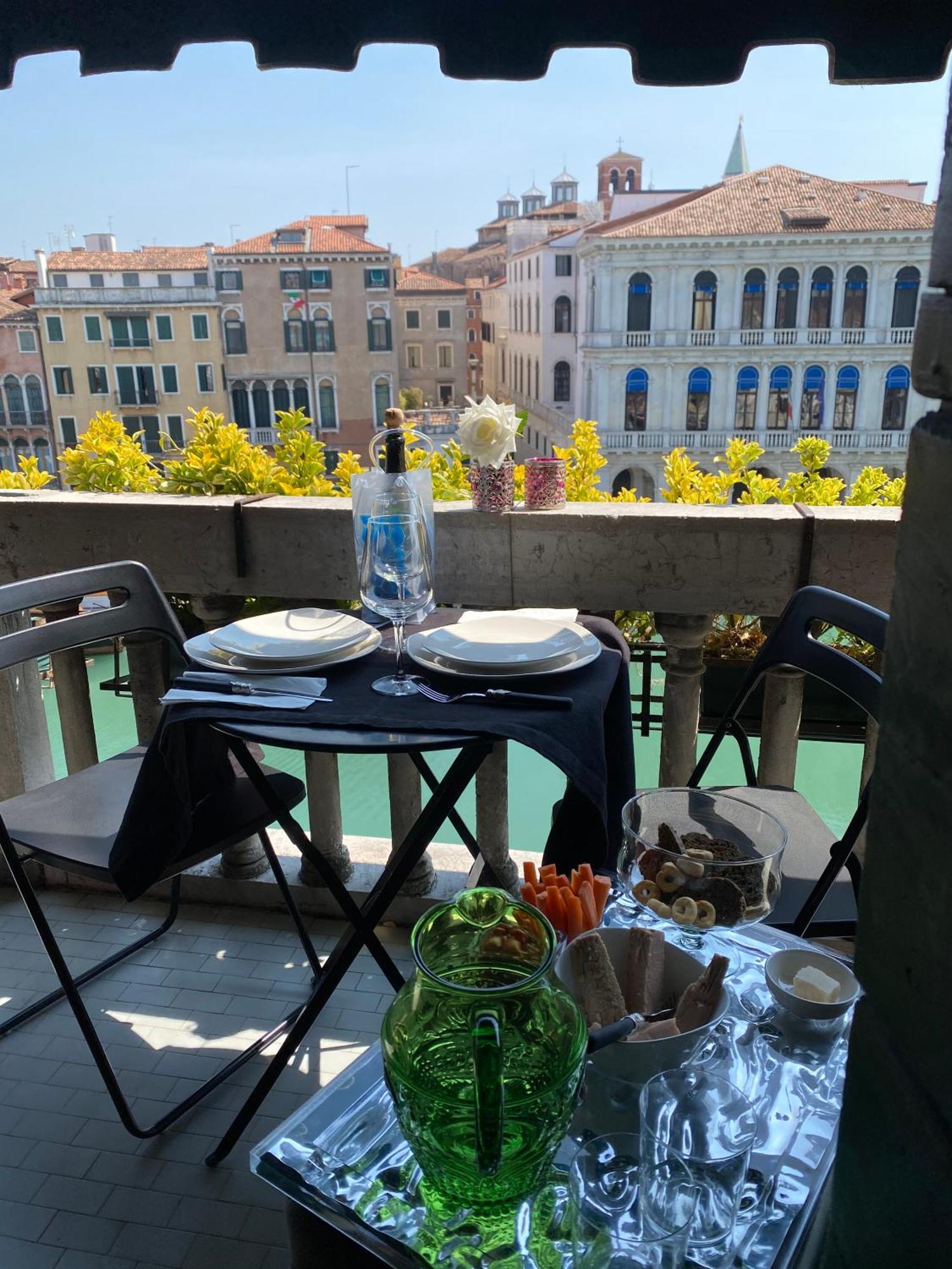Rialto Terrace On The Grand Canal Venezia Eksteriør bilde